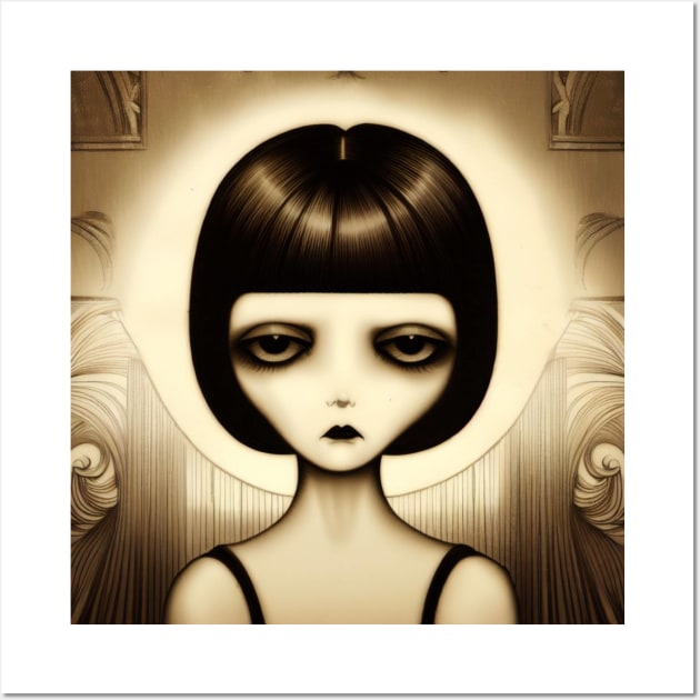 Emo flapper Wall Art by Donkeh23